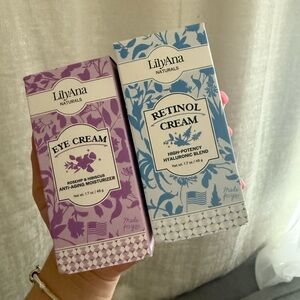 Eye and Retinol Cream Set - Purple and Blue